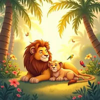 The Loving Lion