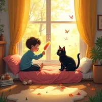 Playing with Kitty