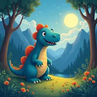 Dinosaur's Busy Day