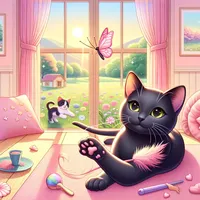 Playing with Kitty
